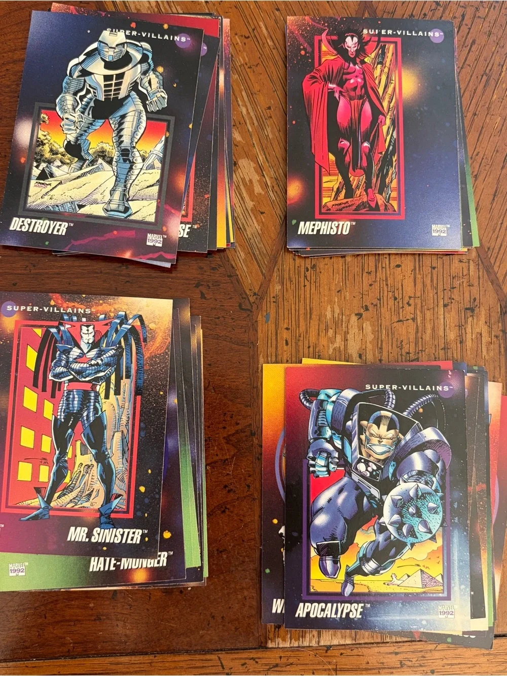Lot 85 1992 Marvel Universe Series 3 Super Villain Trading Cards Some Doubles